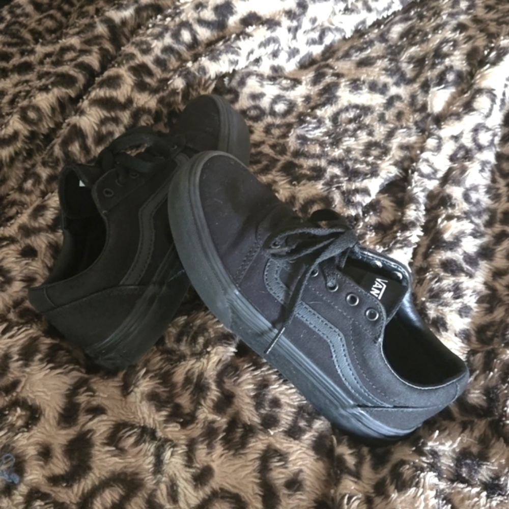 Vans Black Size 2 Little Boys